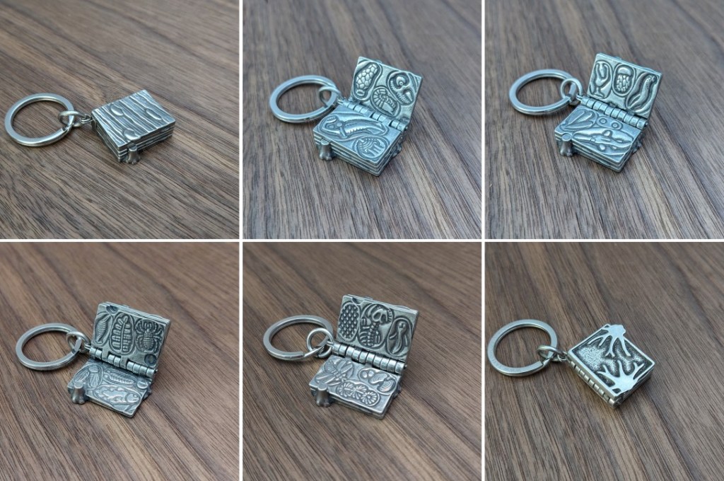 Mazon Creek Fossils Keychain