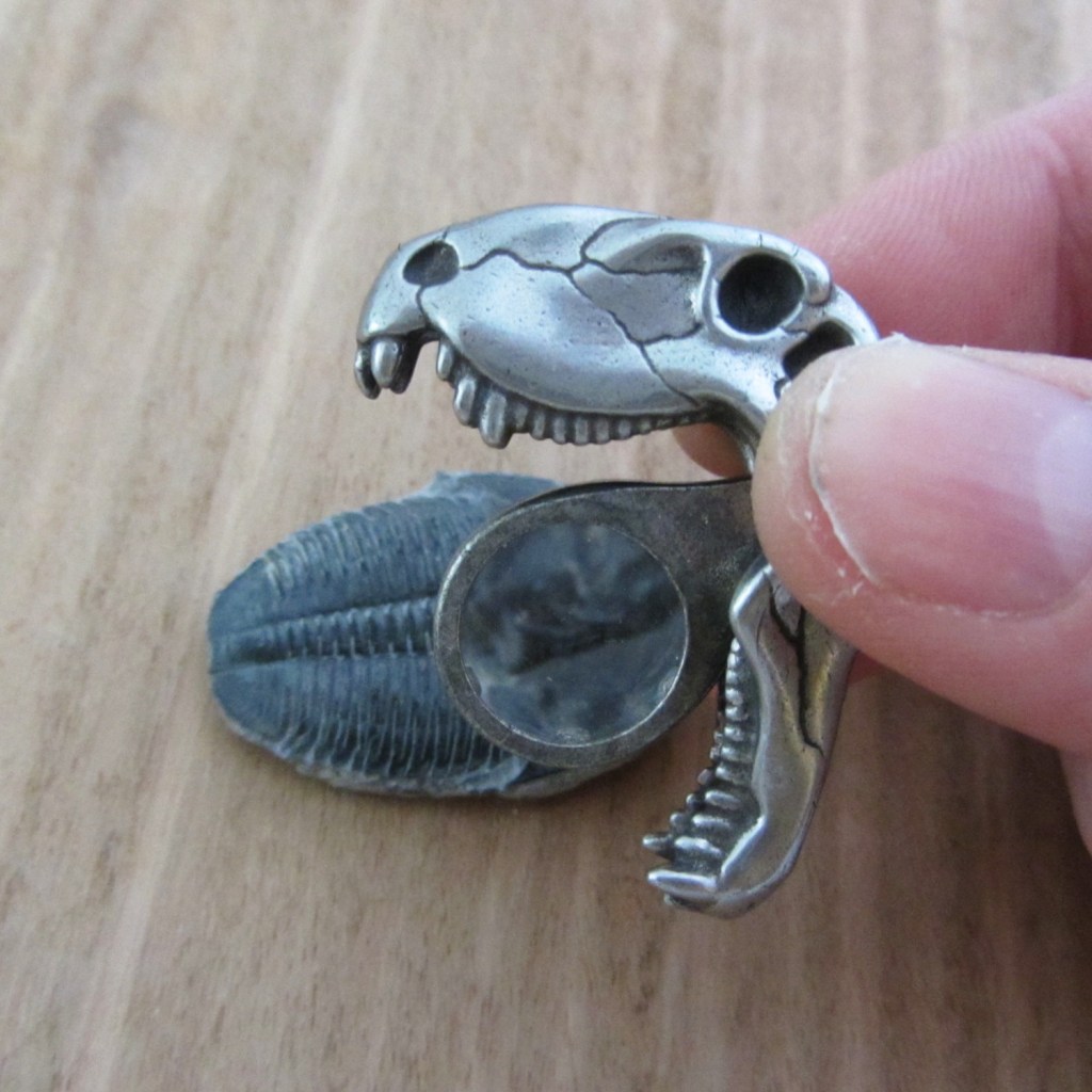 Dimetrodon Skull Magnifier&nbsp;Pendant